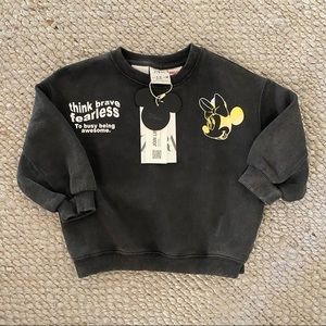 Zara Minnie Mouse Sweatshirt